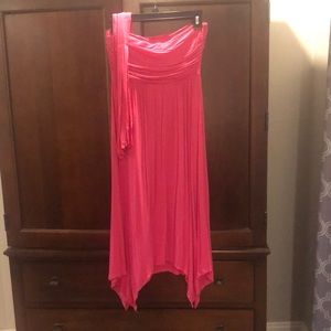 Soma convertible dress - hot pink, small